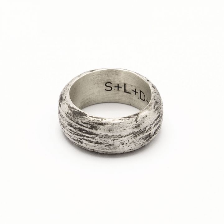 Collide with the Sky Ring [Textured Antiqued Sterling Silver] by ...