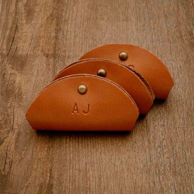 Leather Cord Holster - Set of 3 [Tan]