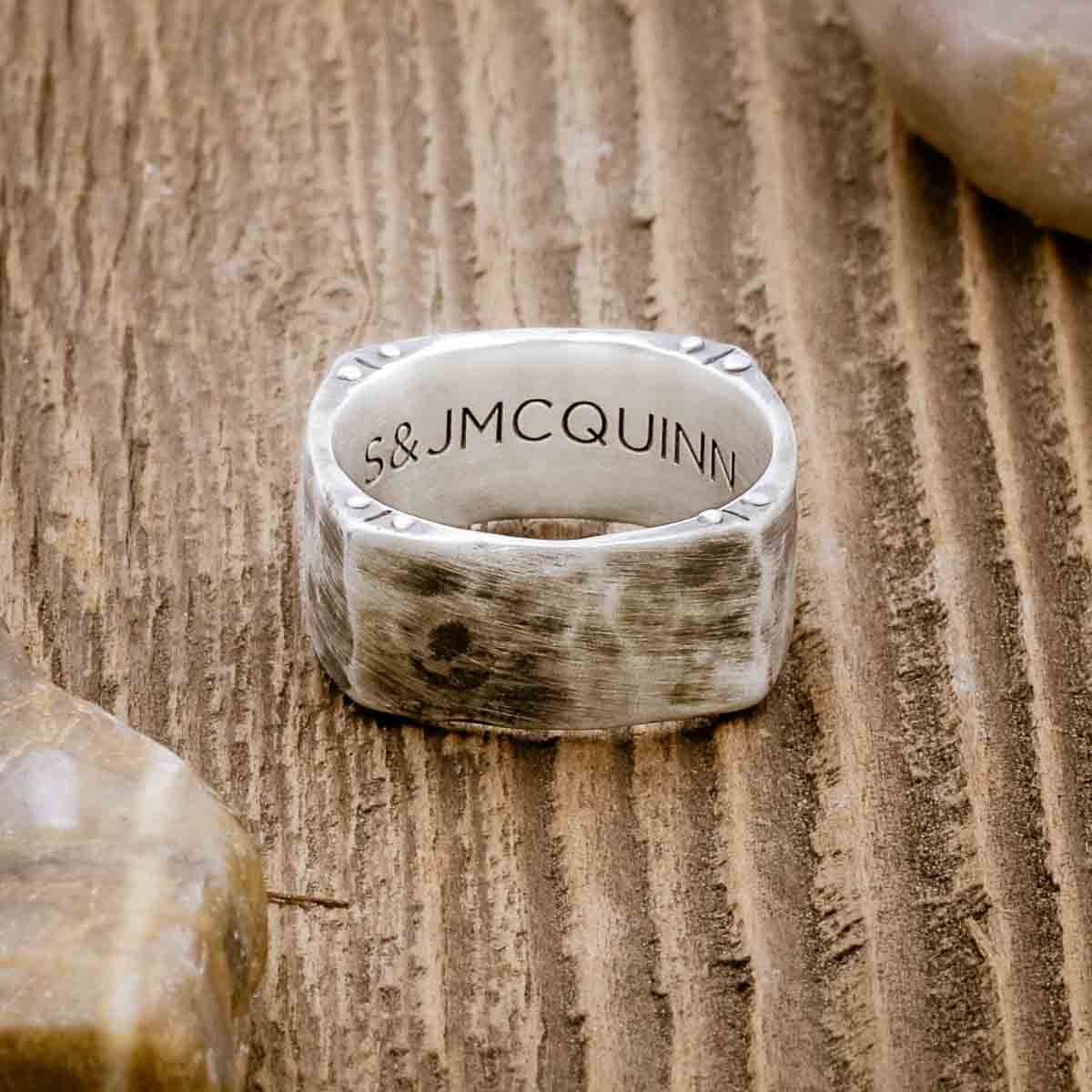 Image of Strong + True Ring [Sterling Silver]