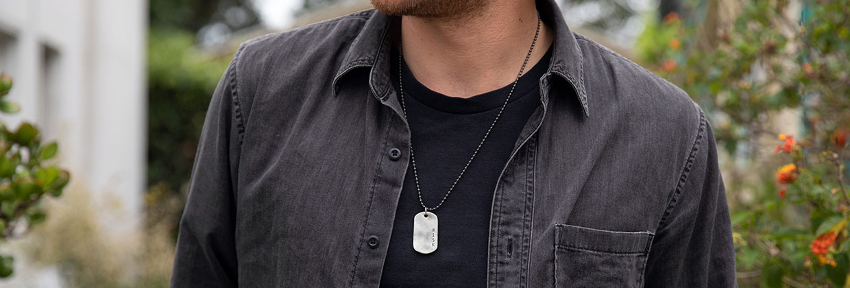 dog tag necklaces for men