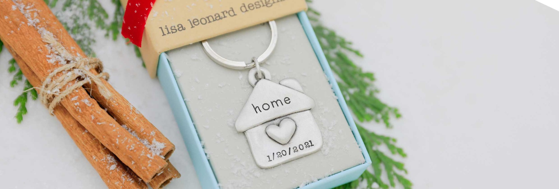 We Are Home Keychain